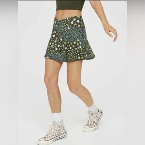 Offline By Aerie Floral Crossover Tennis Skirt